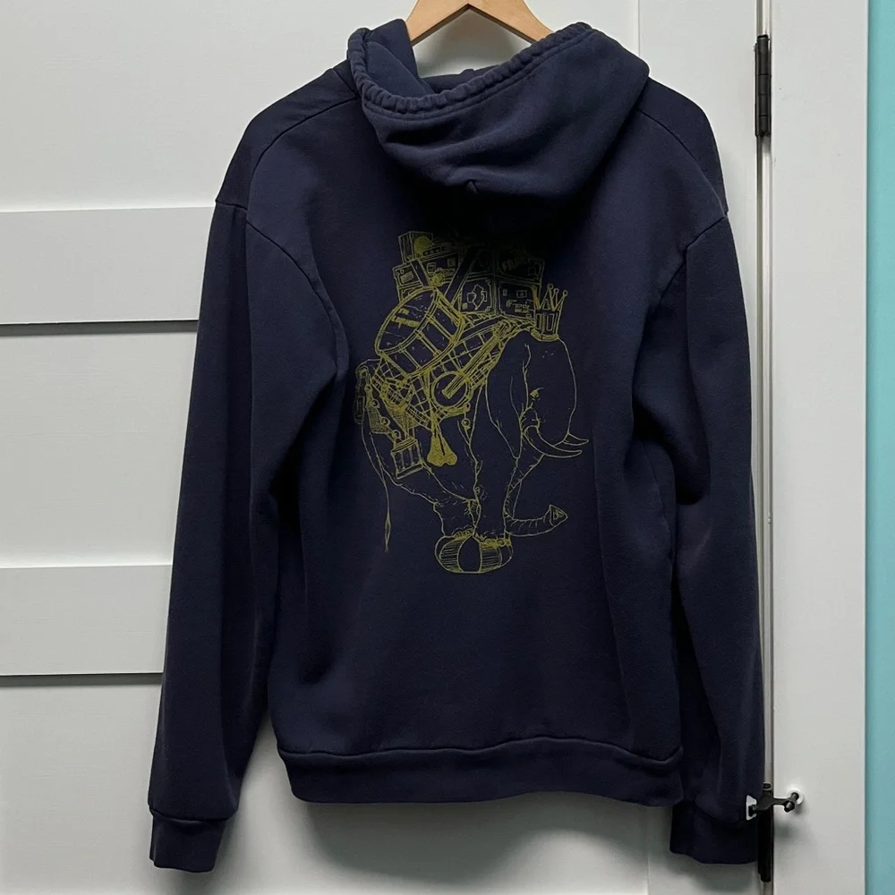 Lumineers Navy Blue Zip-Up Hoodie size XL - Picture 4 of 5